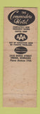 Matchbook Cover - Commodore Hotel Omaha NE WEAR
