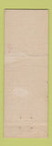Matchbook Cover - Federal Mogul Bearings Carl Machine Troy NY