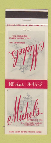 Matchbook Cover - Michel's Restaurant Brooklyn NY