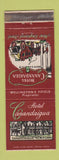 Matchbook Cover - Hotel Canandaigua NY WEAR