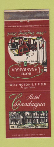 Matchbook Cover - Hotel Canandaigua NY WEAR