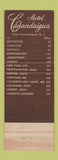 Matchbook Cover - Hotel Canandaigua NY WEAR