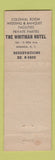 Matchbook Cover - Whitman Hotel Jamaica NY