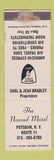 Matchbook Cover - The Nomad Motel Potsdam NY WEAR