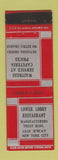 Matchbook Cover - Lower Lobby Restaurant New York City WEAR