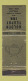Matchbook Cover - Golden Teapot Inn Kirkland NY