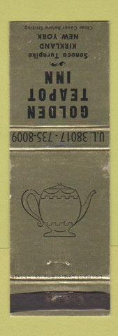 Matchbook Cover - Golden Teapot Inn Kirkland NY