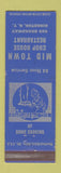Matchbook Cover - Mid Town Chop House Restaurant Kingston NY WEAR