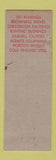 Matchbook Cover - Kasper and Coetzle Mill Supply Steel Brooklyn NY