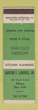 Matchbook Cover - Austin Loucks Kitchens Albany NY MERCHANTS