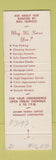Matchbook Cover - First National Bank Rhinebeck NY
