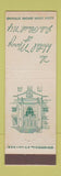 Matchbook Cover - Hotel Marcy Lake Placid NY