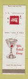 Matchbook Cover - Yates Hotel Syracuse NY