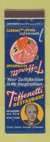 Matchbook Cover - Toffenetti Restaurant New York City