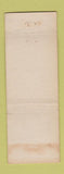 Matchbook Cover - Valley Hotel Dansville NY SILVEr