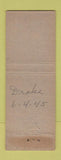 Matchbook Cover - Merchants Insurance Burgen Tallman New York City Denver WEAR