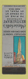 Matchbook Cover - Massoletti's Restaurant New York City WEAR