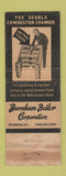 Matchbook Cover - Burnham Broiler Zanesville OH boiler