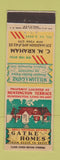 Matchbook Cover - Gatke Homes New York City CM Kraham