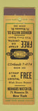 Matchbook Cover - Hermgus Watch Jewelry New York City