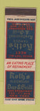 Matchbook Cover - Roth's Restaurant Grill New York City