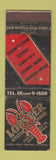 Matchbook Cover - Lobster Oyster Chop House New York City WORN