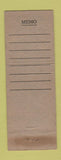 Matchbook Cover - Gay 90's New York City girlie WORN