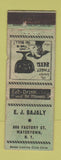 Matchbook Cover - EJ Bajaly Watertown NY bar? WORN