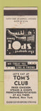Matchbook Cover - Tom's Club Redford NY