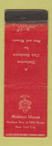Matchbook Cover - Midston House New York City WORN