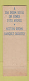 Matchbook Cover - Hotel Grosvenor New York City