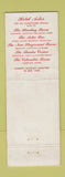 Matchbook Cover - Hotel Astor New York City