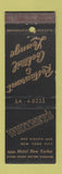 Matchbook Cover - Whitney's Restaurant New York City