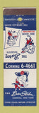 Matchbook Cover - Baron Stueben Hotel Corning NY
