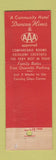 Matchbook Cover - Baron Stueben Hotel Corning NY