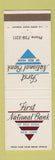 Matchbook Cover - First National Bank Red Hook NY