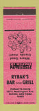 Matchbook Cover - Rybak's Bar and Grill Elmira NY
