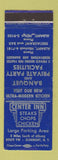 Matchbook Cover - Center Inn Glenmont NY BLUE WEAR