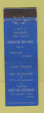 Matchbook Cover - Clove Park Restaurant Sunnyside Staten Island NY