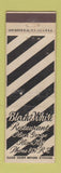 Matchbook Cover - Black and White Restaurant Ilion NY