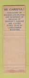 Matchbook Cover - Home Indemnity Insurance New York City