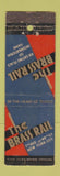 Matchbook Cover - The Brass Rail New York City feature WEAR