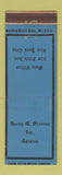 Matchbook Cover - Harry M Stevens Catering New York City
