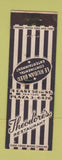 Matchbook Cover - Theodore's Restaurant New York City STAINED WORN