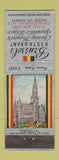 Matchbook Cover - Brussels Restaurant New York City WEAR