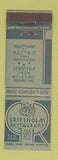 Matchbook Cover - Gripsholm Restaurant New York City