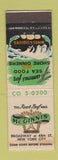 Matchbook Cover - McGinnis Restaurant Roast Beef New York City