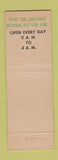 Matchbook Cover - McGinnis Restaurant Roast Beef New York City
