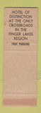 Matchbook Cover - Hotel Seneca Geneva NY WORN