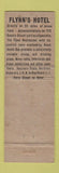 Matchbook Cover - Flynn's Hotel Fire Island NY WEAR